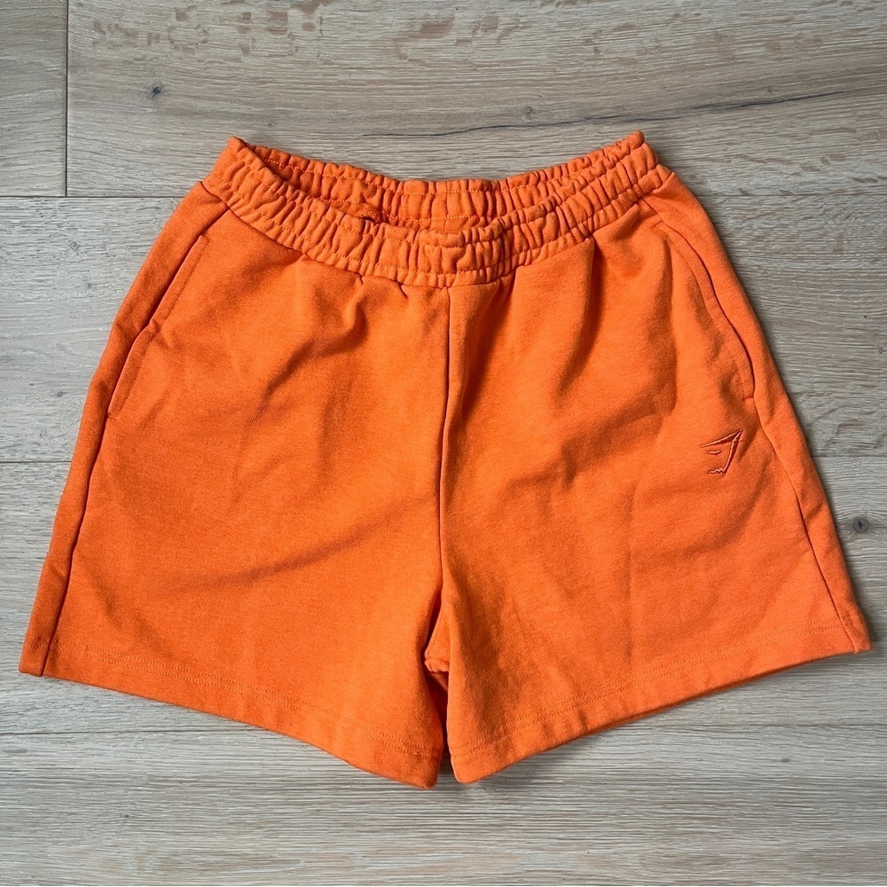 Gymshark Orange rest day Athletic Shorts size small
